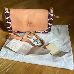 Il Bisonte Jacquard Bisontin Small Shoulder Bag Crossbody